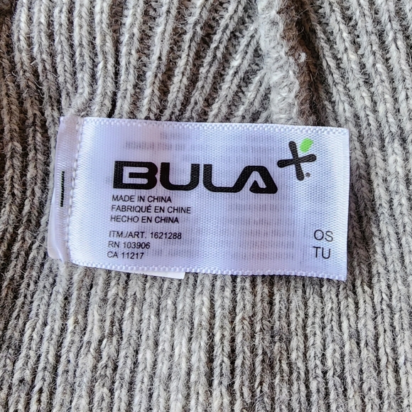 Bula Grey Rib Knit Beanie - Picture 7 of 10